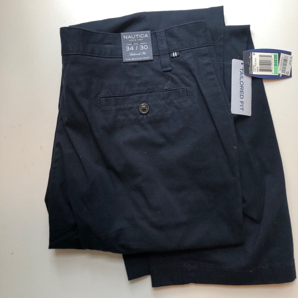 Men’s Nautical navy pants, new with tags